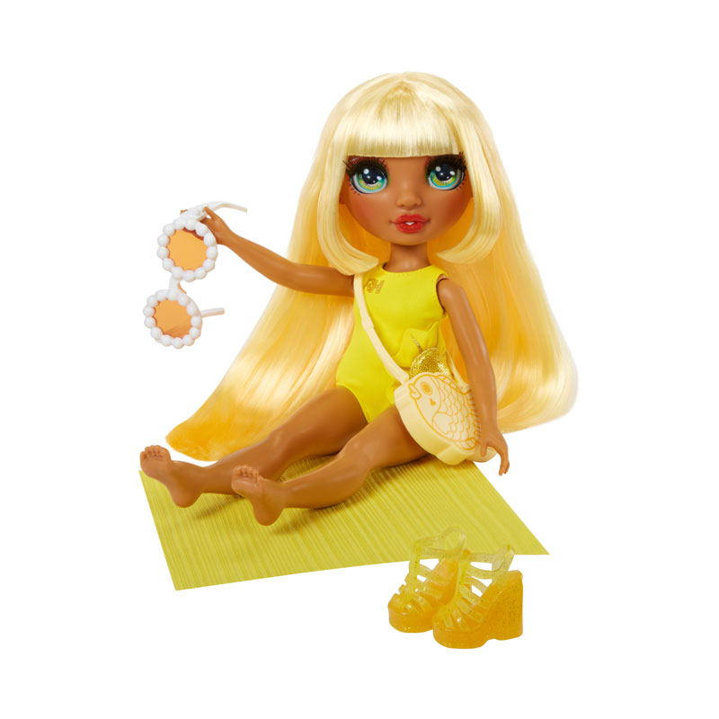 MGA Entertainment Κούκλα Rainbow High Swim & Style Fashion Doll 28cm Sunny (Yellow) 507284EUC