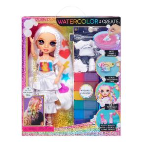 MGA Entertainment Kούκλα Rainbow High Set Watercolor & Create Tie Dye (Καφέ Μάτια) 507598-EUC