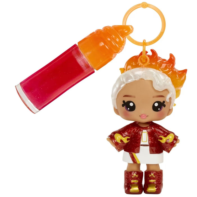 MGA Entertainment Yummiland Lipgloss Doll S2 Cinnamon Spice (Amber Cinnamon) 525615-EUC