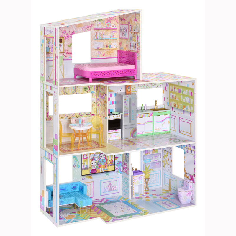 MGA Rainbow High Color & Play House 543077-EUC