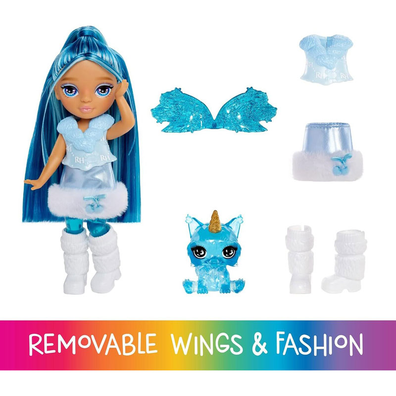 MGA Entertainment Rainbow High Littles Fantasy Dolls Νεράιδες Sapphire Bradshaw 14cm