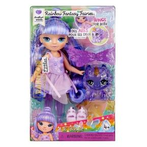 MGA Entertainment Rainbow High Littles Fantasy Dolls Νεράιδες Amethyst Willow 14cm