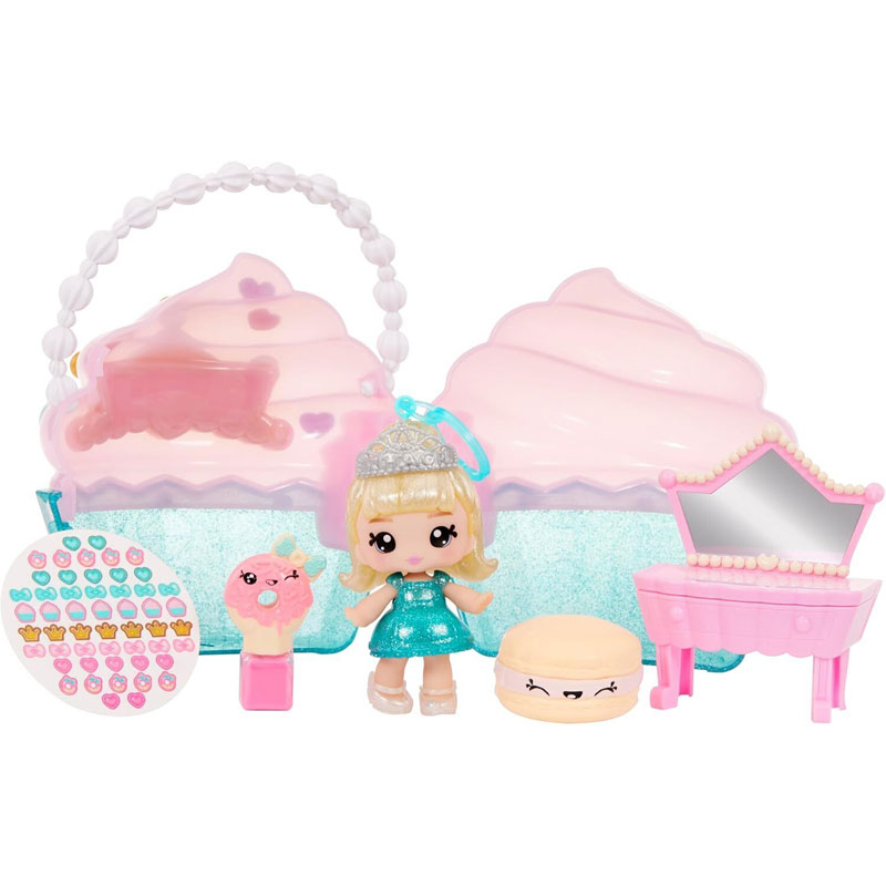 MGA Entertainment Yummiland Beauty Bag Playset & Lip Gloss Doll Cupcake