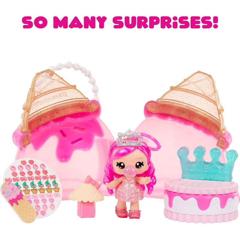 MGA Entertainment Yummiland Beauty Bag Playset & Lip Gloss Doll Ice Cream