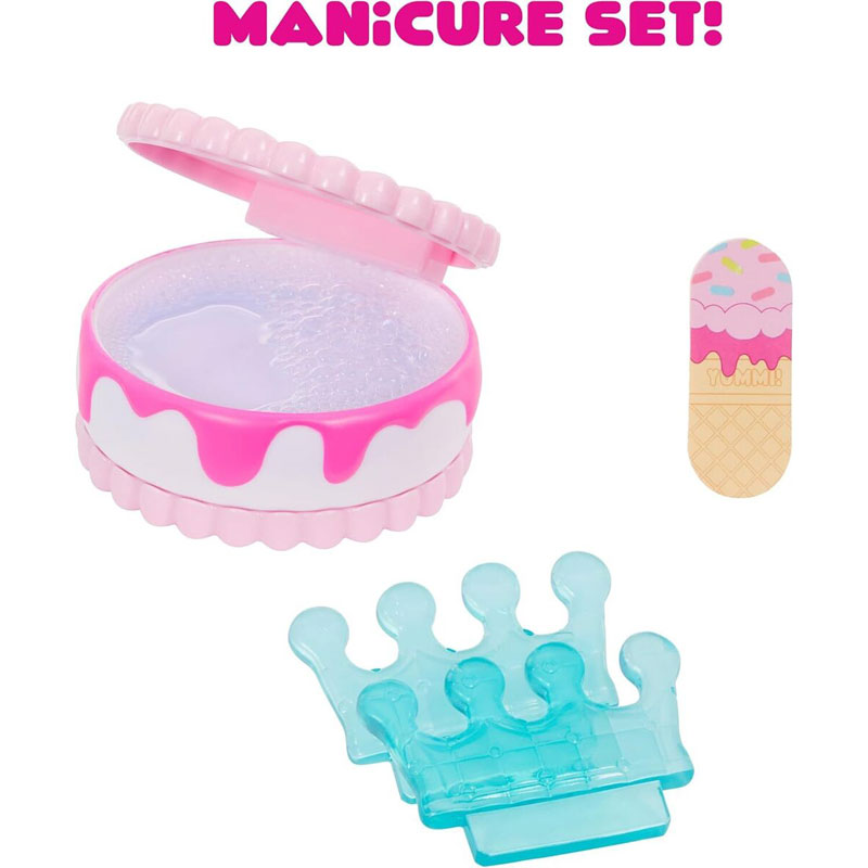 MGA Entertainment Yummiland Beauty Bag Playset & Lip Gloss Doll Ice Cream