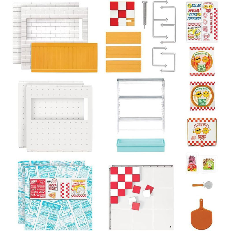 MGA Entertainment Miniverse™ - Make It Mini Spaces Starter Pack Pizza - Πιτσαρία