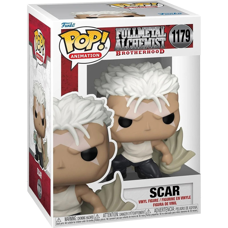 Funko Pop! Animation: Fullmetal Alchemist Brotherhood - Scar #1179 Vinyl Figure