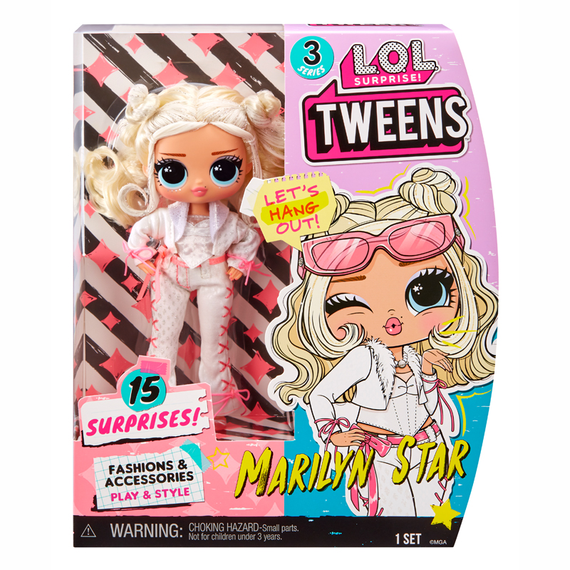 MGA L.O.L. Surprise Tweens S3 Κούκλα Marilyn Star 15cm 584063EUC