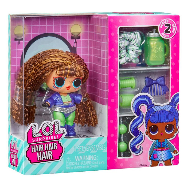 MGA L.O.L. Surprise Hair Hair Hair Κούκλα Καστανά Μαλλιά