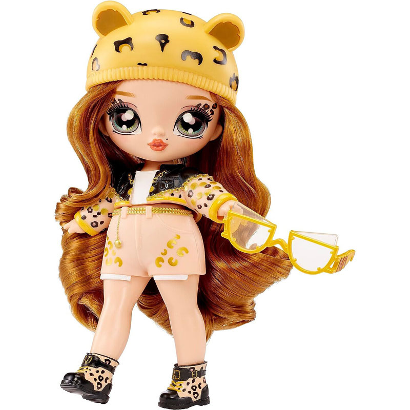 MGA Na! Na! Na! Fuzzy Surprise Series 1 Jenny Jaguar Girl 591900EUC