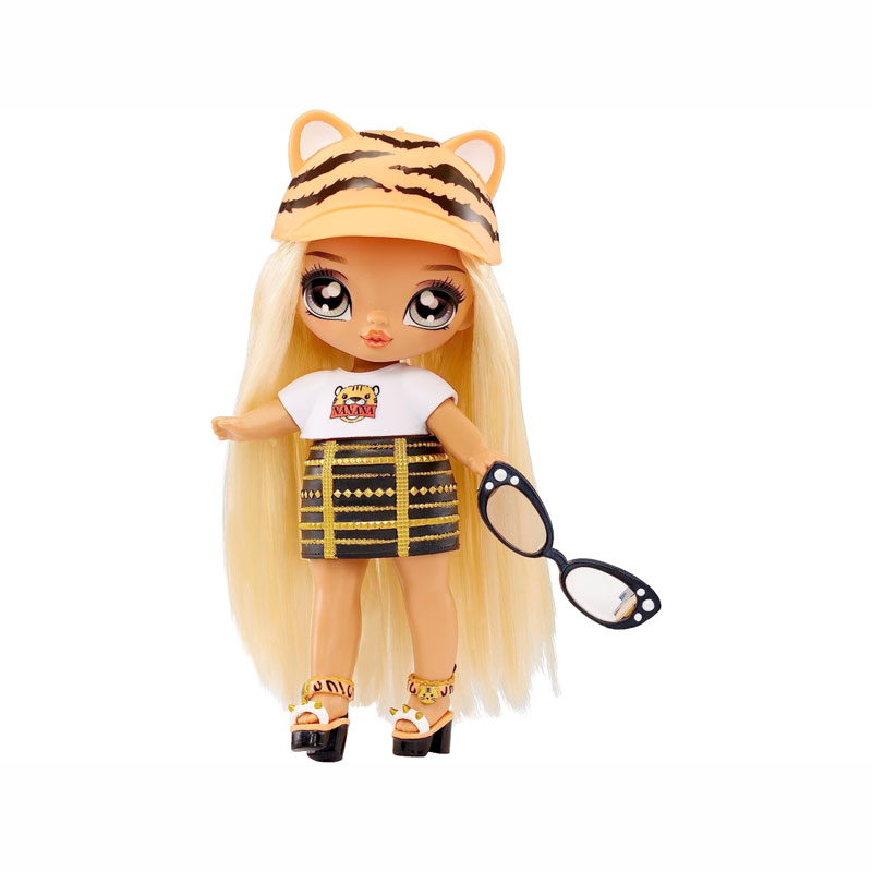 MGA Na! Na! Na! Fuzzy Surprise Series 1 Linda Tiger Girl 591931EUC