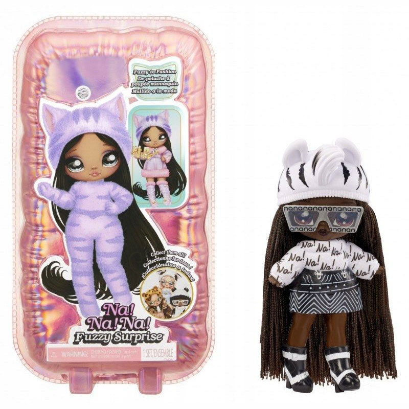 MGA Na! Na! Na! Fuzzy Surprise Series 1 Zara Zebra Girl 591948EUC
