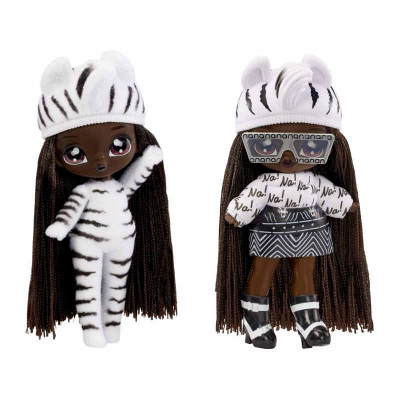 MGA Na! Na! Na! Fuzzy Surprise Series 1 Zara Zebra Girl 591948EUC