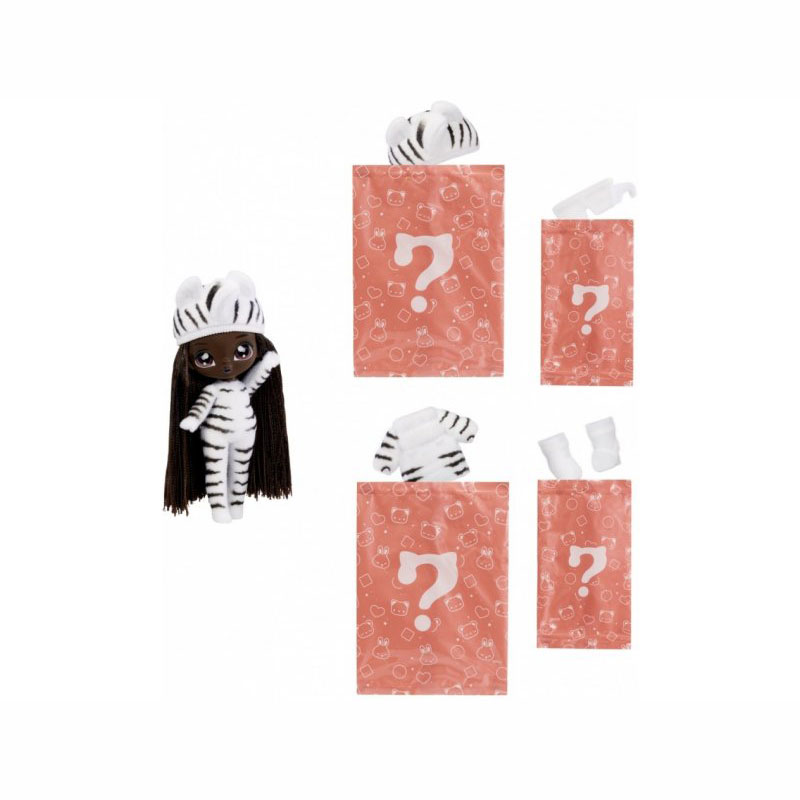 MGA Na! Na! Na! Fuzzy Surprise Series 1 Zara Zebra Girl 591948EUC