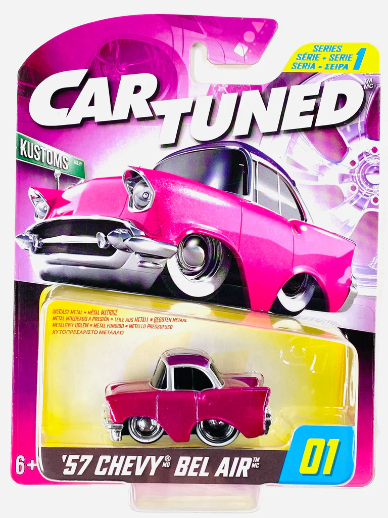 MGA Entertainment CarTuned 1:64 S1 57' Chevy Bel Air 01 594055-X1EUC