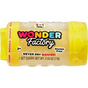 MGA Entertainment Wonder Factory Wonder Factory Never Dry Single Πλαστελίνη Κίτρινο