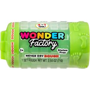 MGA Entertainment Wonder Factory Never Dry Single Πλαστελίνη Πράσινο
