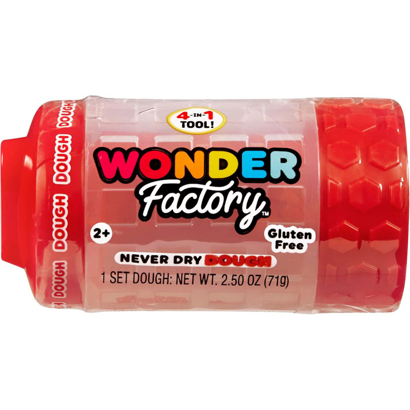 MGA Entertainment Wonder Factory Wonder Factory Never Dry Single Πλαστελίνη Κόκκινο