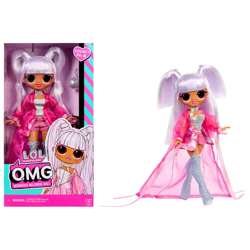 MGA Entertainment L.O.L. Surprise! OMG Entry Kitty K Fashion Doll 595632-EUC
