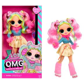 MGA Entertainment L.O.L. Surprise! OMG Entry Bubblegum DJ Fashion Doll 595649-EUC