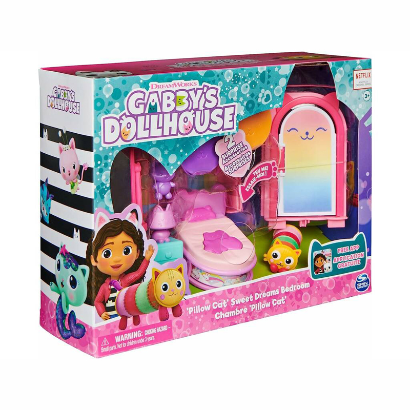 Spin Master Gabby Dollhouse new deluxe Μίνι Σετ Δωμάτια Κουκλόσπιτου Υπνοδωμάτιο 6062037
