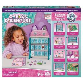 Spin Master Επιτραπέζιο Gabby's Dollhouse 8 κλασσικά παιχνίδια σε 1 6065857