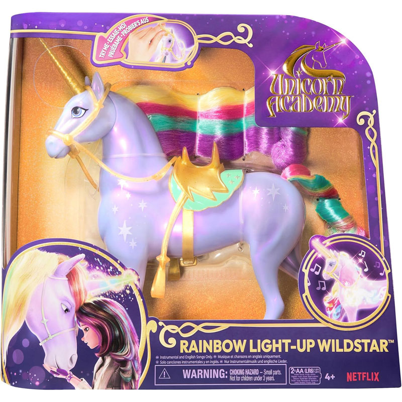 Spin Master Unicorn Academy Rainbow Light-Up Wildstar Διαδραστικός Μονόκερος (Αγγλικά) 6071157