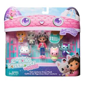 Spin Master Gabby Dollhouse Movie Cat-venture Crew Pack Σετ Φιγούρες 6072633