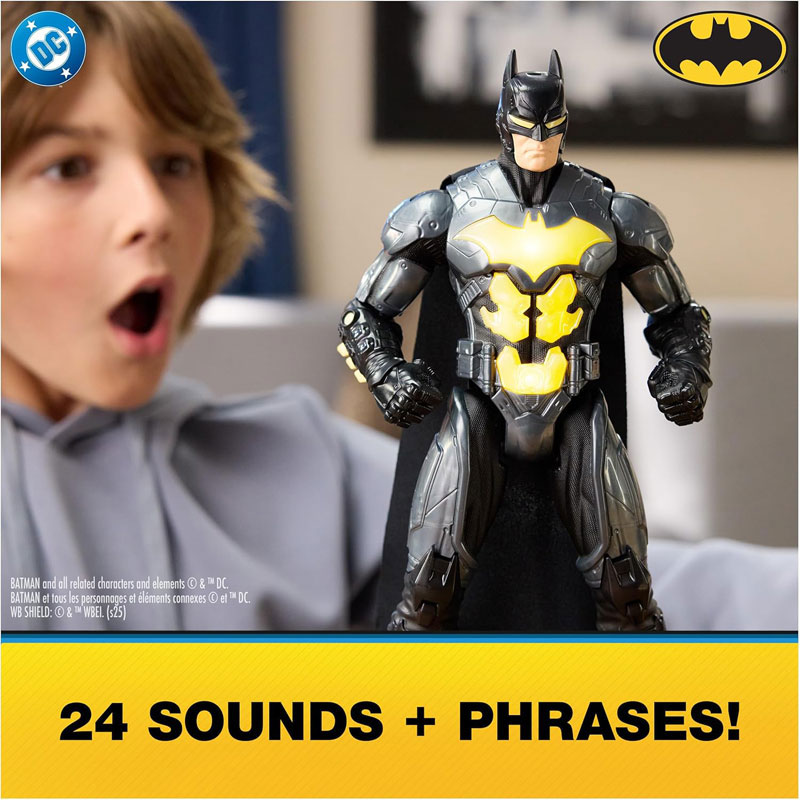 Λαμπάδα Spin Master DC Φιγούρα Δράσης Batman - Night Flare Batman Lights And Sounds 30cm 6073931
