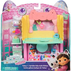 Spin Master Gabby's Dollhouse Movie Cakey's Sprinkle Cake-tastic Kitchen 6074281