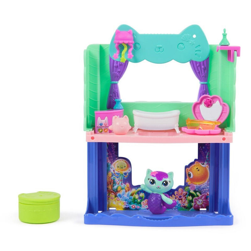 Spin Master Gabby Dollhouse Movie Μίνι Σετ Δωμάτια Κουκλόσπιτου Μπάνιο 6074306