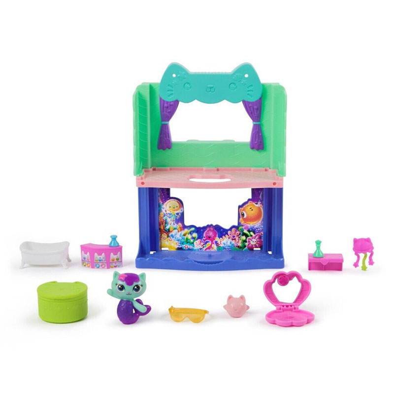 Spin Master Gabby Dollhouse Movie Μίνι Σετ Δωμάτια Κουκλόσπιτου Μπάνιο 6074306