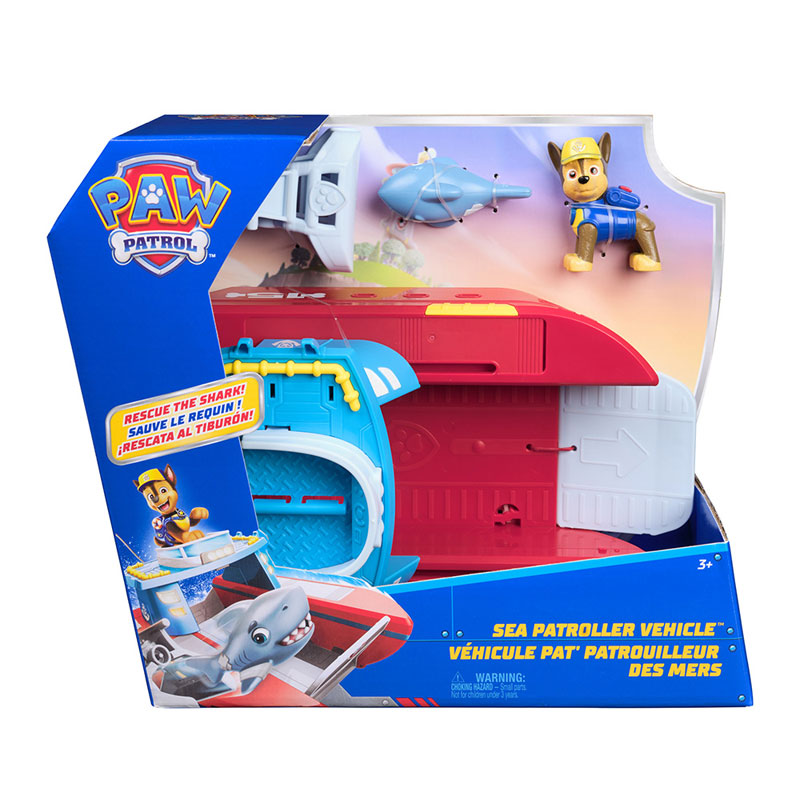 Spin Master Paw Patrol Sea Patroller Vehicle Playset Πλοίο Διάσωσης 6074778