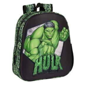 Safta Τσάντα Πλάτης Νηπιαγωγείου 3D Backpack Hulk 33cm 622466890
