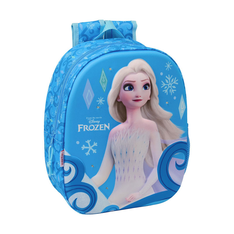 Safta Tσάντα Πλάτης Νηπιαγωγείου 3D με Φώτα LED Frozen 33cm 622671892