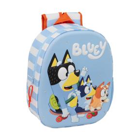 Safta Tσάντα Πλάτης Νηπιαγωγείου 3D με Φώτα LED Bluey 33cm 622674892