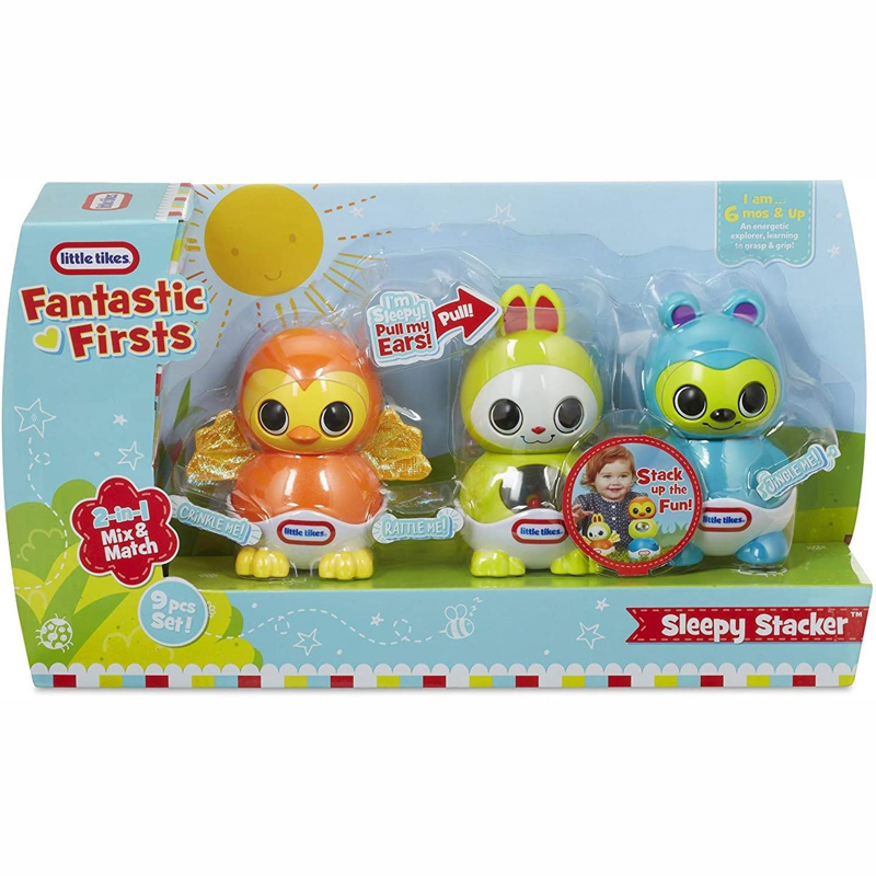 MGA Entertainment Little Tikes Fantastic Firsts Sleepy Stacker Ζωάκια Πυραμίδα 646881