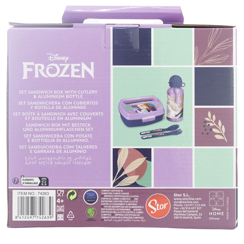 Stor Σετ Παγούρι & Δοχείο Φαγητού 4τμχ Disney Frozen "Trust The Journey" 74263