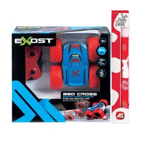 Λαμπάδα AS Company Exost 360 Cross LED Τηλεκατευθυνόμενο Αυτοκίνητο Μπλε/Κόκκινο