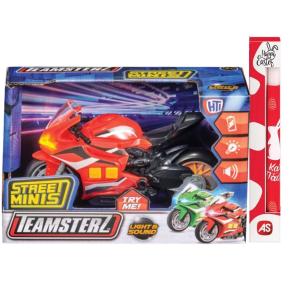 Λαμπάδα AS Company Teamsterz Κόκκινη Αγωνιστική Μηχανή Mighty Moverz Με Φώτα & ήχο