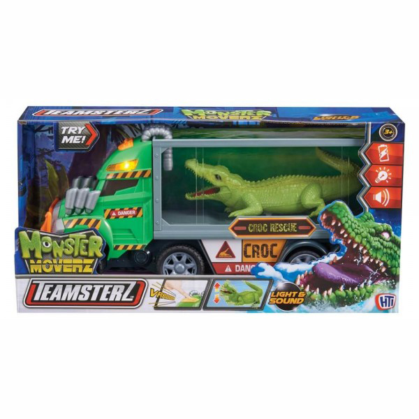 AS Company Teamsterz Monster Moverz Διάσωση Κροκόδειλου Όχημα Με Φώτα Και Ήχους 7535-17285