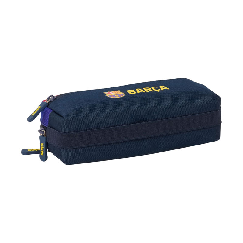 Safta F.C.Barcelona Τριπλή κασετίνα με λάστιχο 22 εκ. 812629027