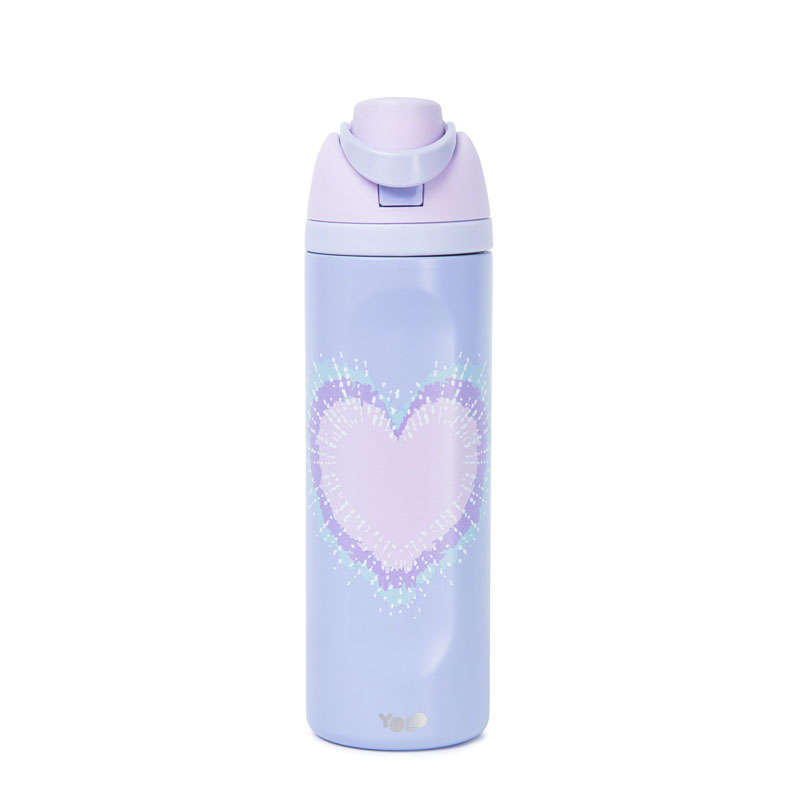 Yolo Μεταλλικό Θερμός 2 σε 1 700ml - Heart Tie Dye 90590
