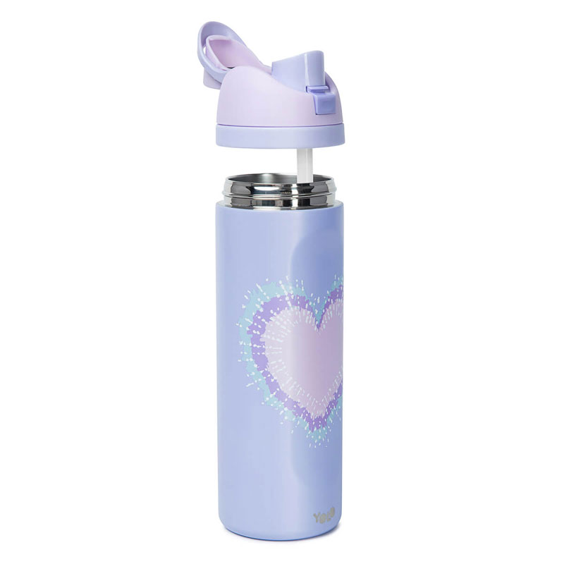Yolo Μεταλλικό Θερμός 2 σε 1 700ml - Heart Tie Dye 90590