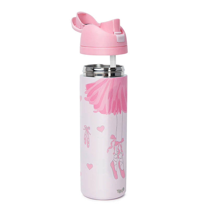 Yolo Μεταλλικό Θερμός 2 σε 1 700ml - Ballet 90591