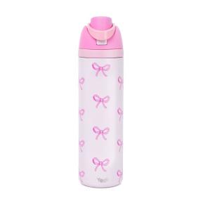 Yolo Μεταλλικό Θερμός 2 σε 1 700ml - Pink Bow 90592