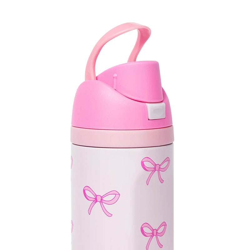 Yolo Μεταλλικό Θερμός 2 σε 1 700ml - Pink Bow 90592