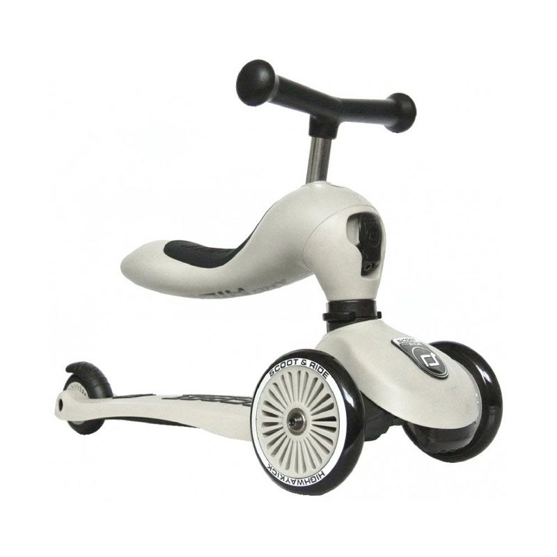 Scoot & Ride Παιδικό Πατίνι Highwaykick 1 Τρίτροχο με Κάθισμα για 1-5 Ετών Ash 96268