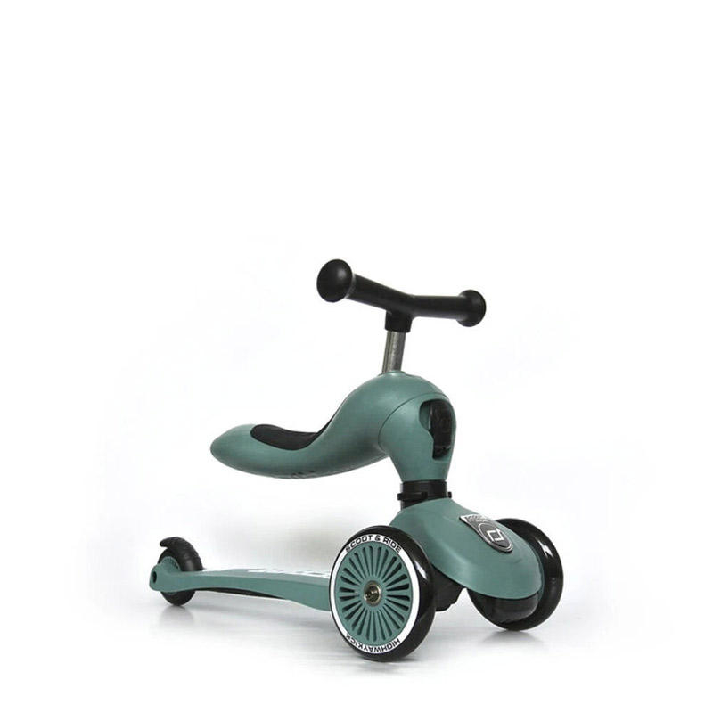 Scoot & Ride Παιδικό Πατίνι Highwaykick 1 Τρίτροχο με Κάθισμα για 1-5 Ετών Forest 96269