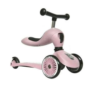 Scoot & Ride Παιδικό Πατίνι Highwaykick 1 Τρίτροχο με Κάθισμα για 1-5 Ετών Ροζ 96270